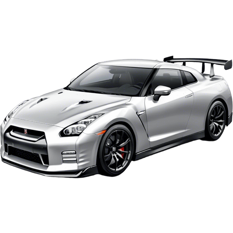 Nissan GT-R - Nissan (Model Year: 2022) (Iconic colour: Silver) emoji