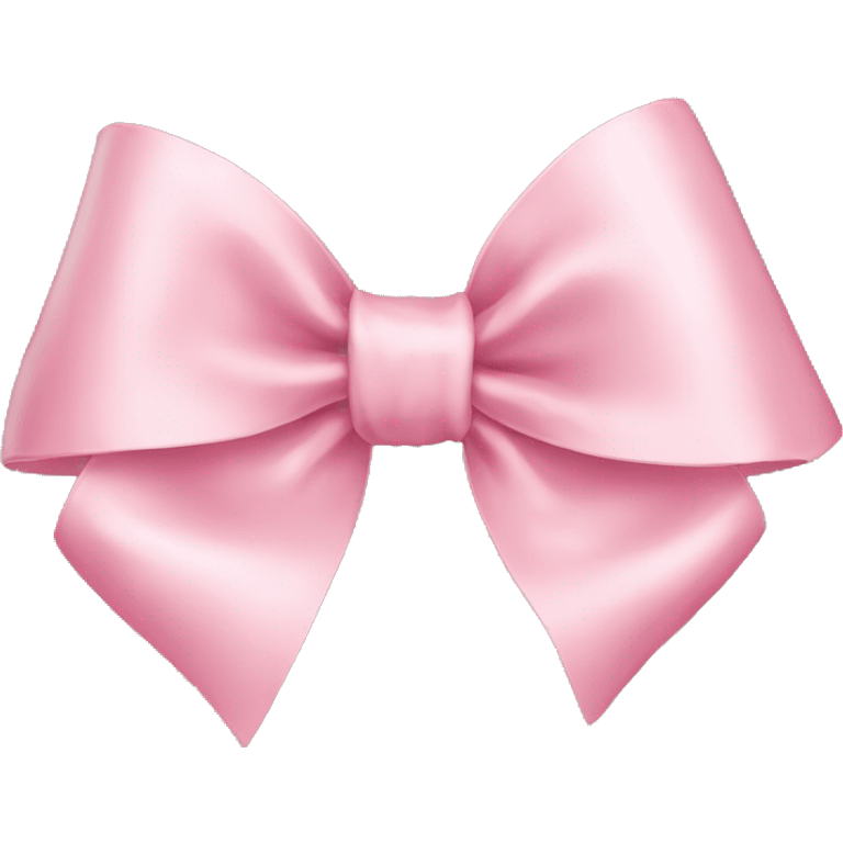 light pink ribbon bow emoji