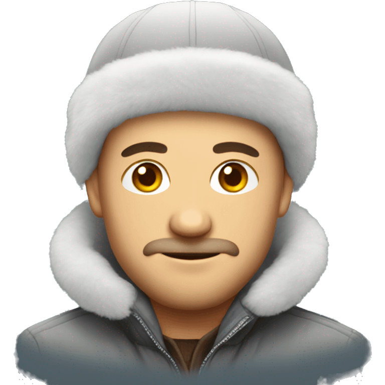 russian man in ushanka emoji