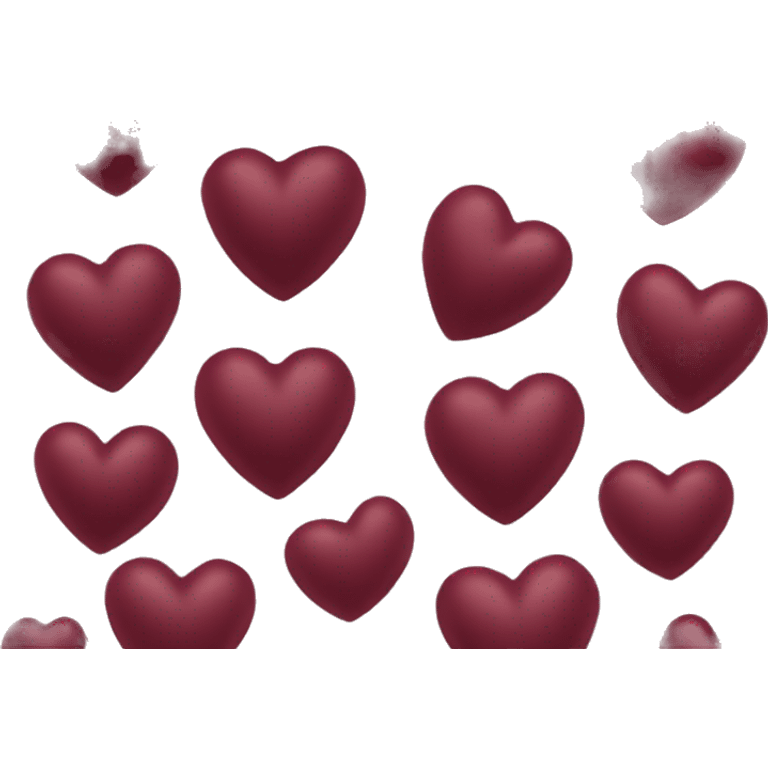 Maroon heart emoji