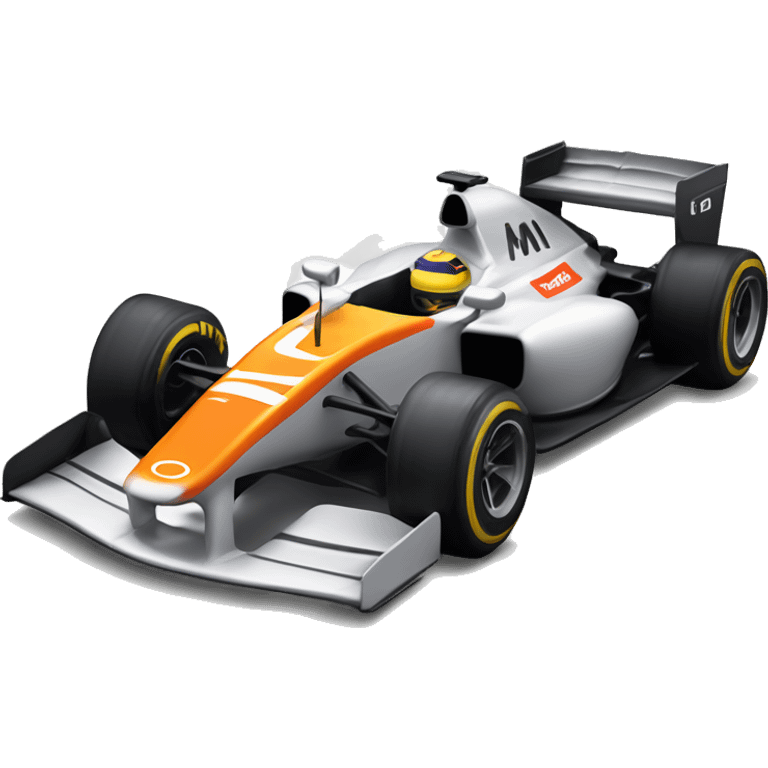 mclaren formula one car emoji