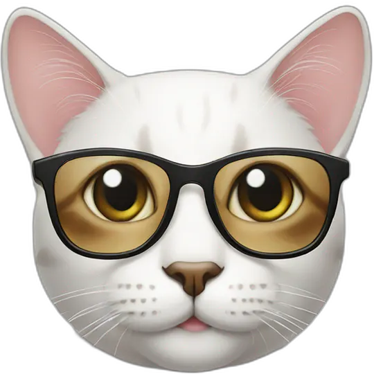 cat with glasses emoji