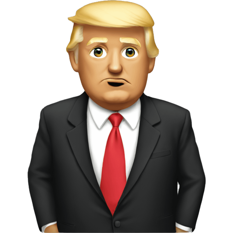 Trump in dress emoji