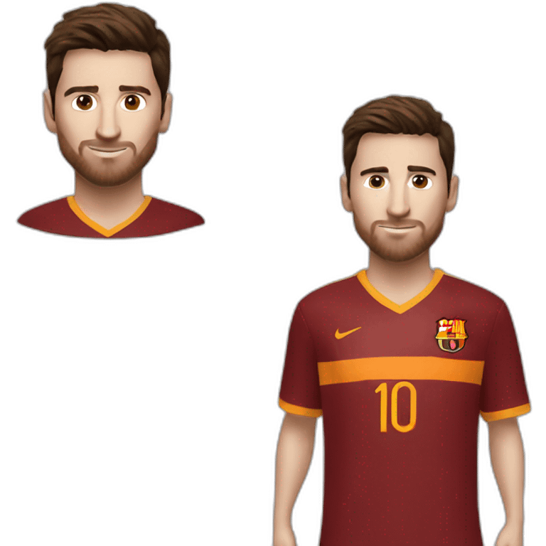 messi with galatasaray uniform emoji