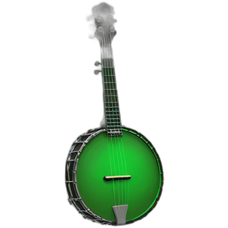 Green banjo  emoji