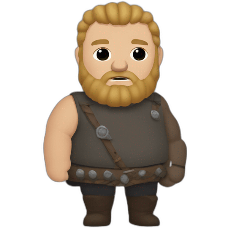 Fat Ragnar Lothbrok gay flag emoji