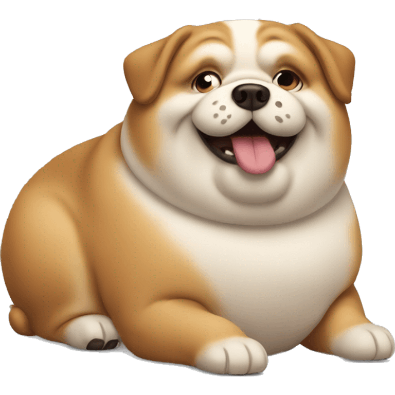 fat dog emoji