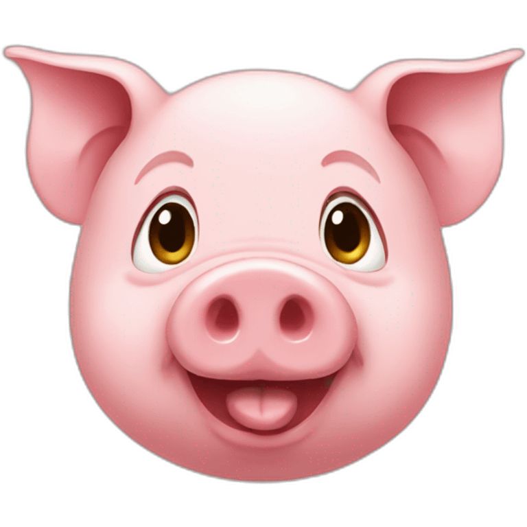 pig with ,oney emoji