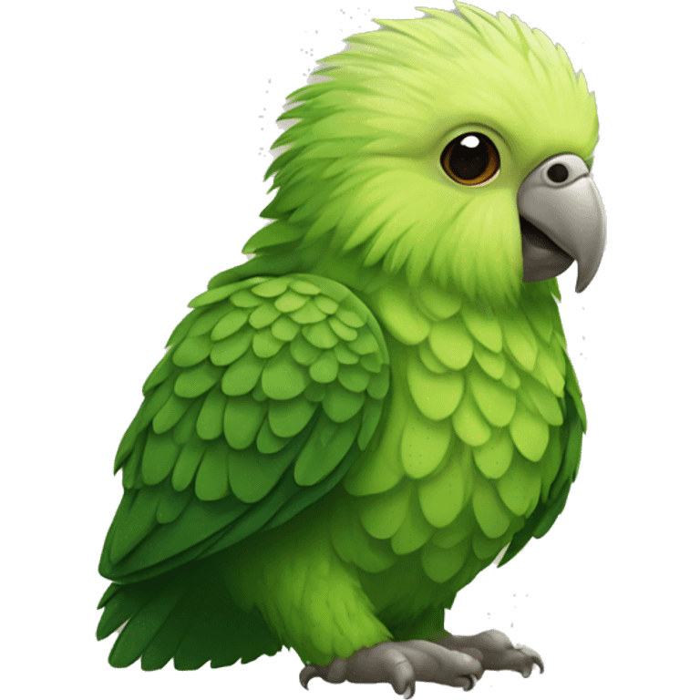 Kakapo Parrot cute emoji