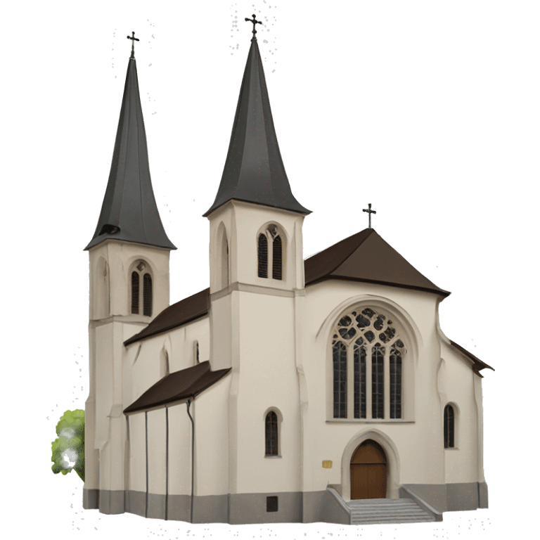 Fribourg church emoji