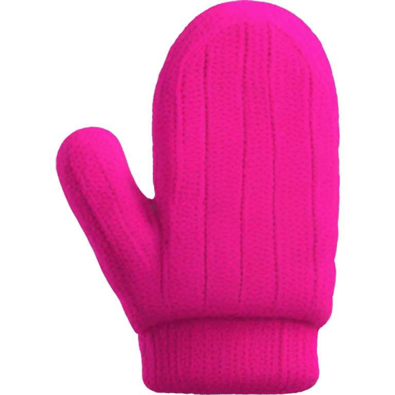 hot pink mittens emoji