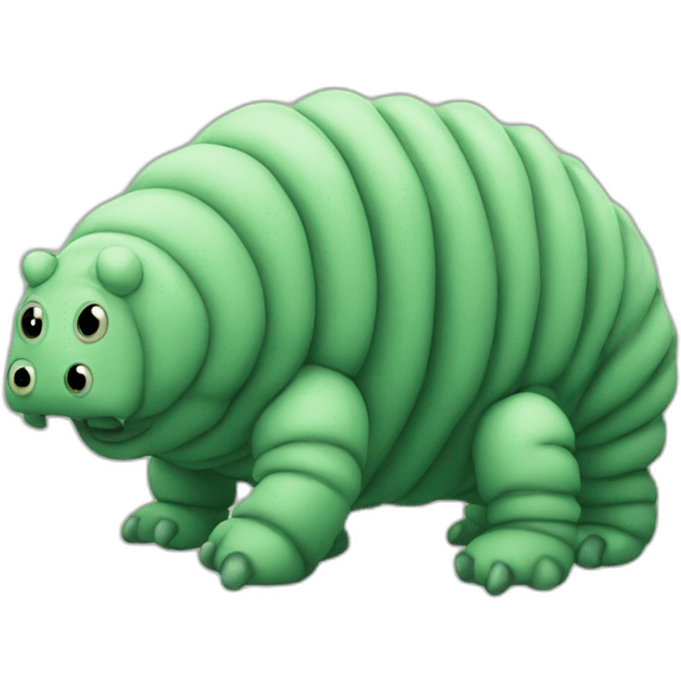 tardigrade writing code emoji