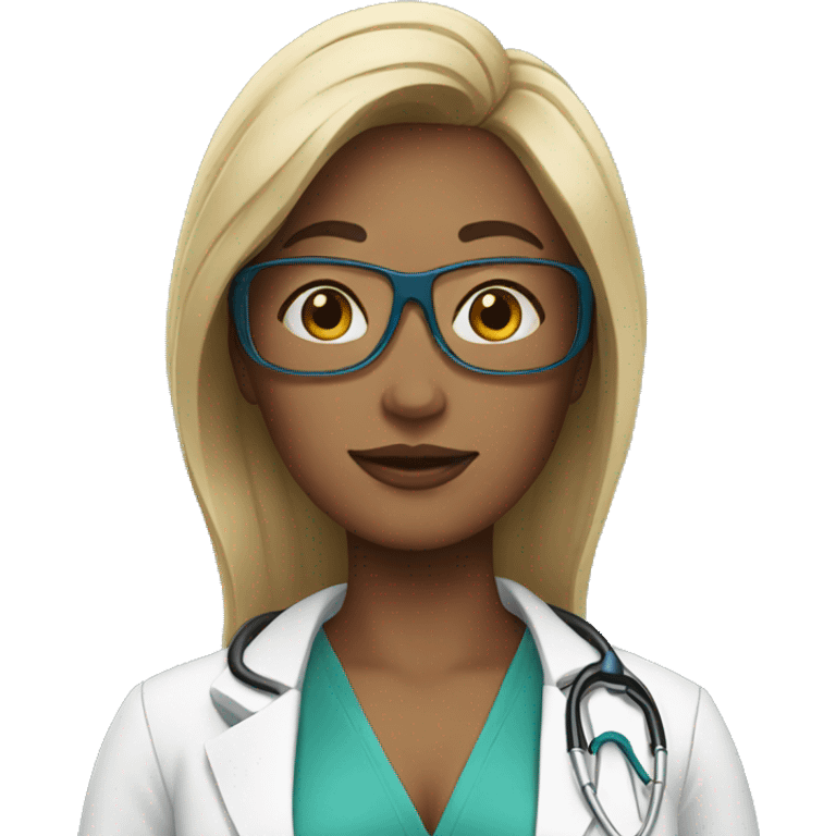 Superwoman doctor emoji