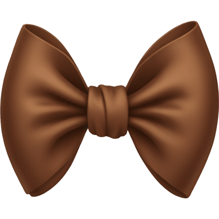 Brown bow emoji