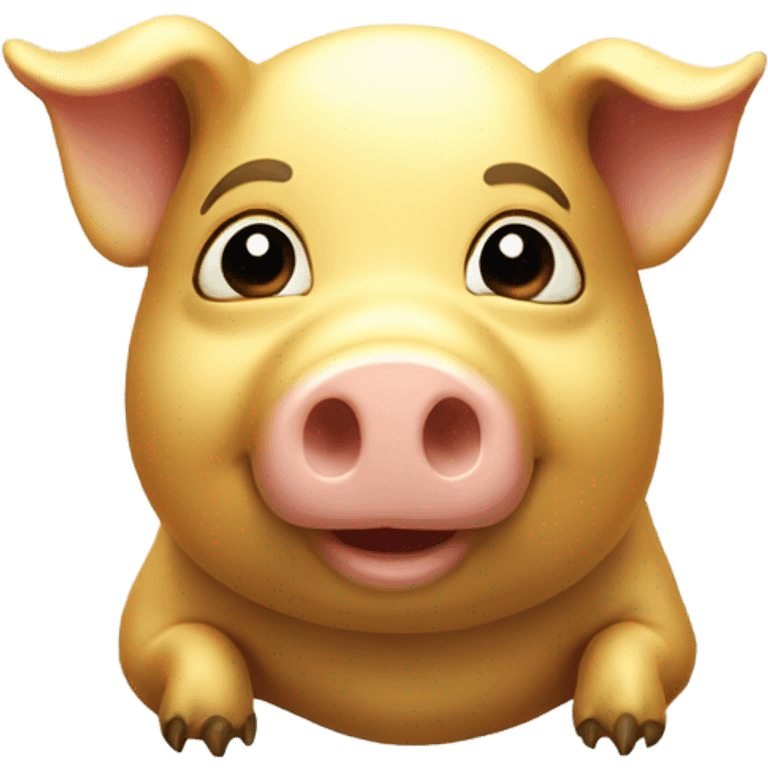 golden pig emoji