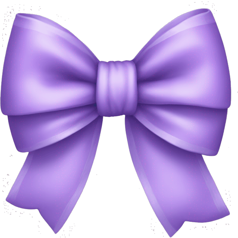 Lilac bow emoji