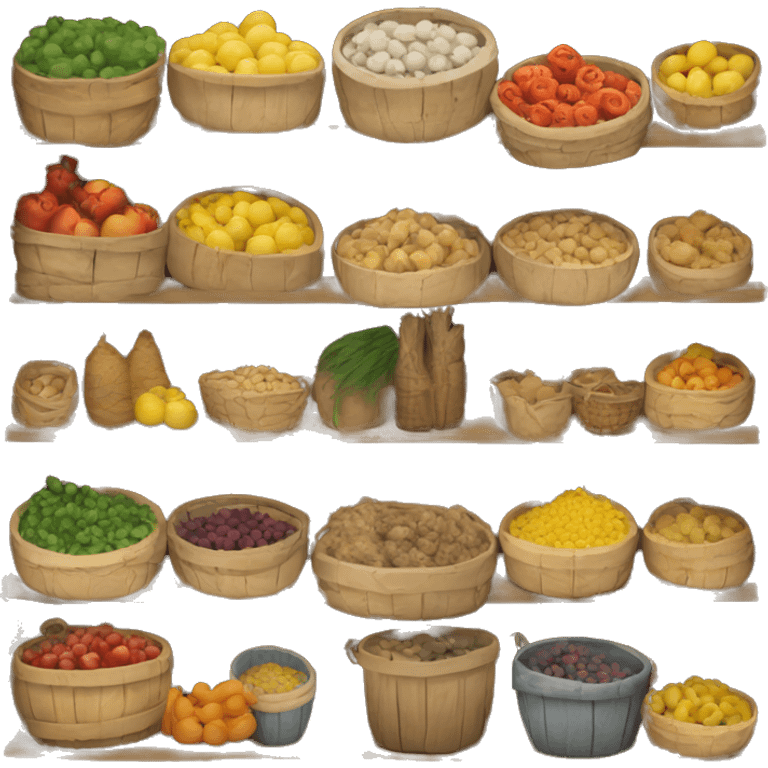 Rustic market emoji