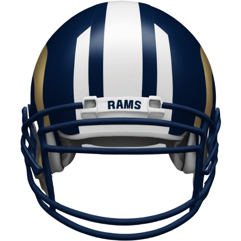 LA Rams helmet emoji