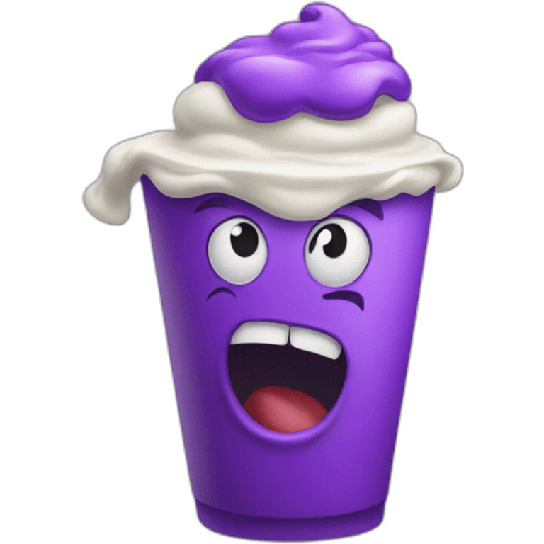 Grimace shake emoji