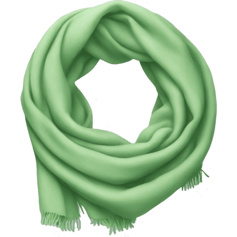 Light green scarf emoji