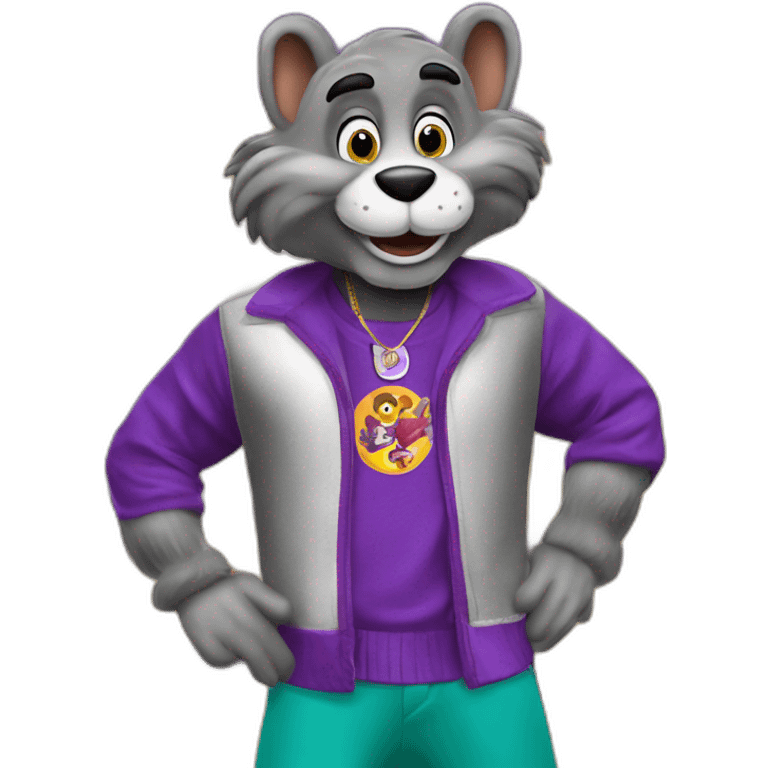 Chuck e cheese mascotte emoji