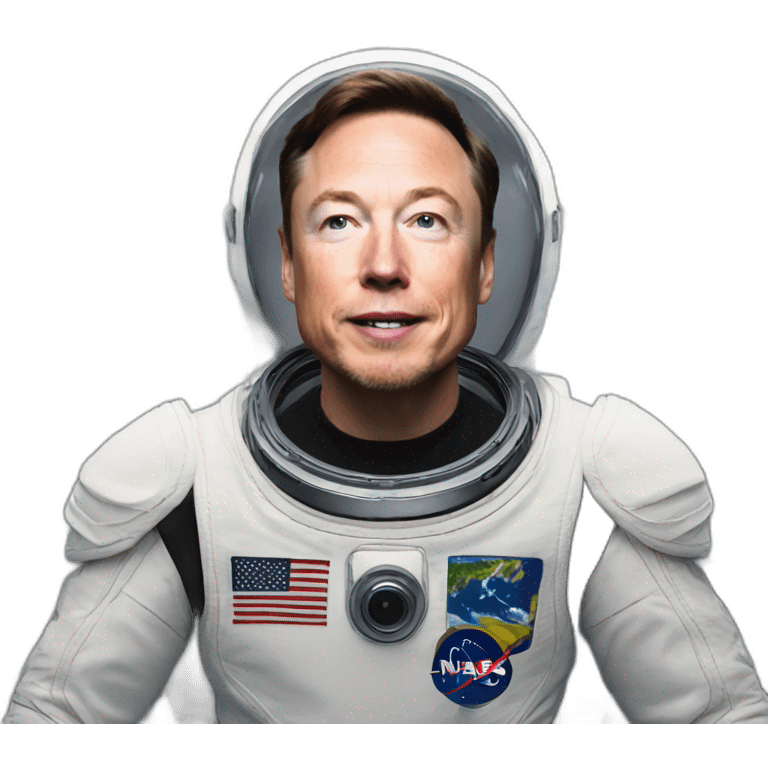 elonmusk inside space X   emoji