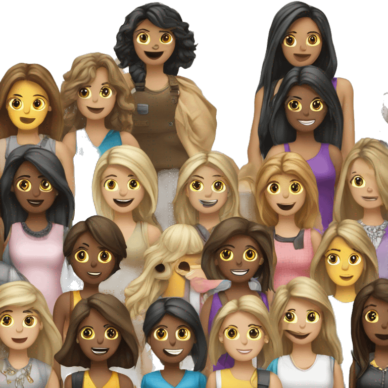 Dos chicas con una computadora emoji