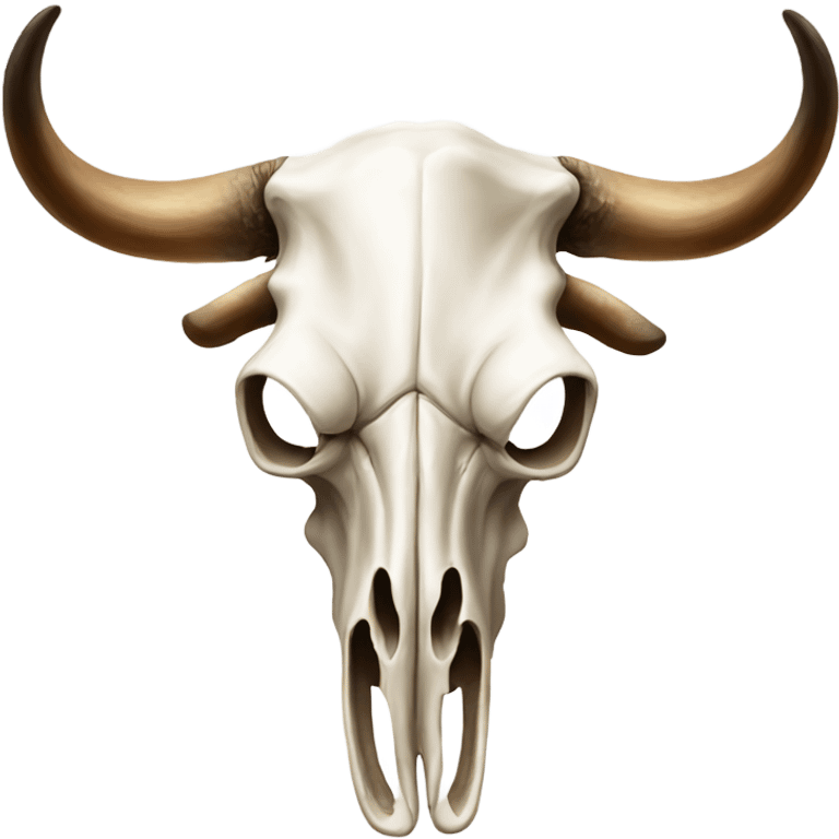 Longhorn cow skull emoji