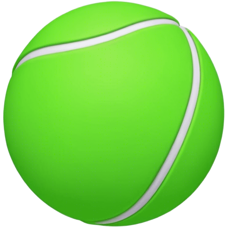 wiffle ball neon green emoji