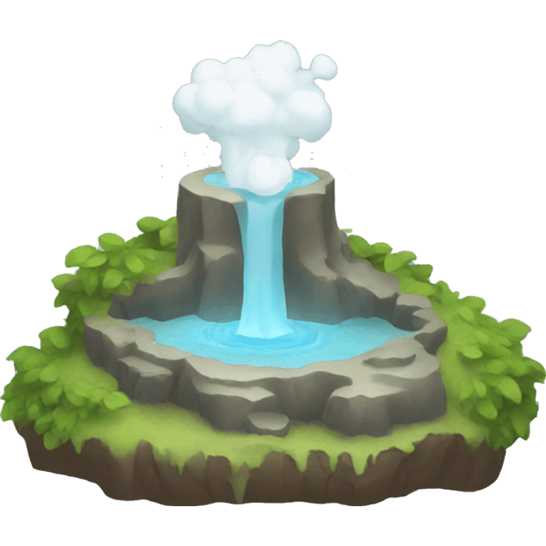 Geyser emoji