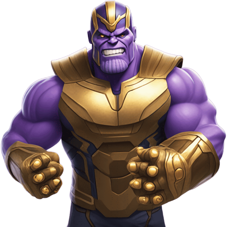 Thanos from squid game flipping someone off emoji