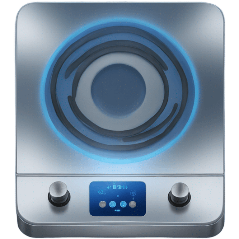 induction stove glowing blue emoji