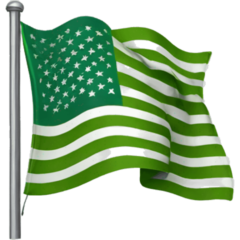 green usa flag  emoji