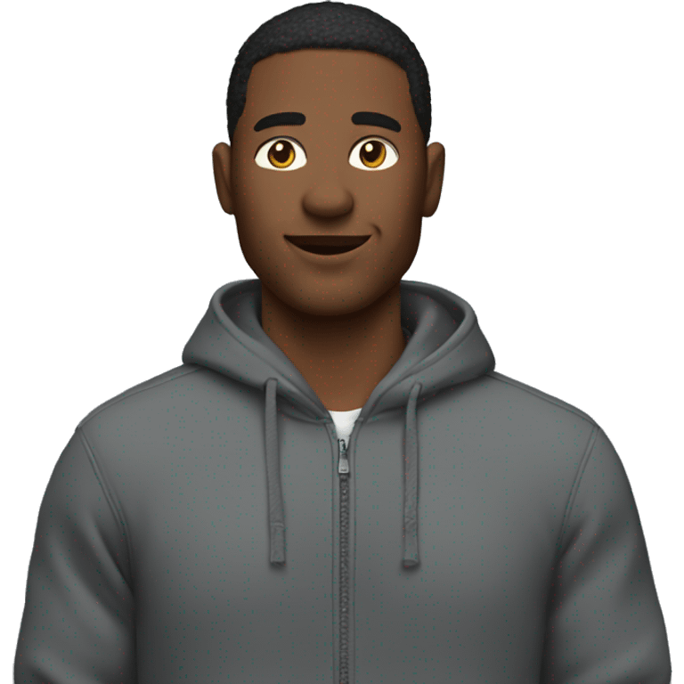 a man with tech fleece on emoji