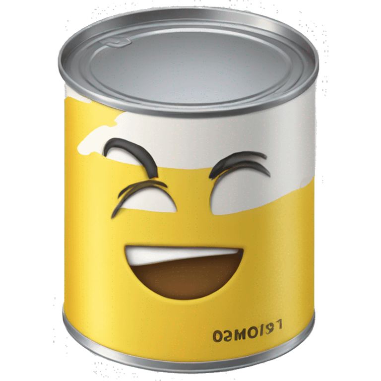 can with plain yellow label emoji