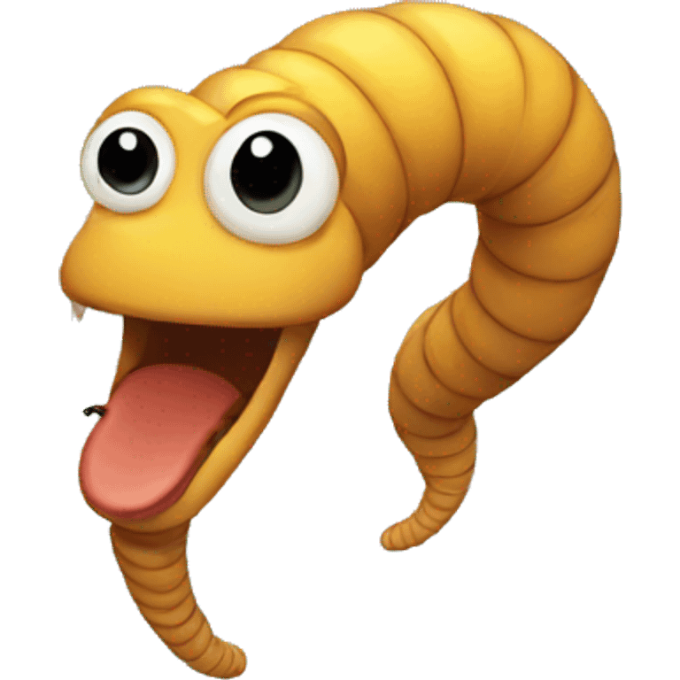 worm emoji