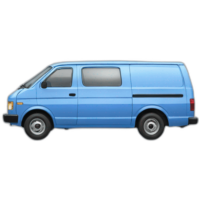 NISSAN BLUE 1986 VAN STANZA emoji