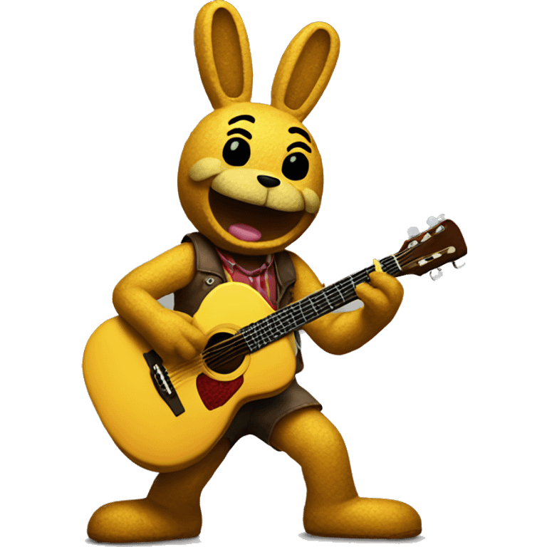 springbonnie playing guitar emoji