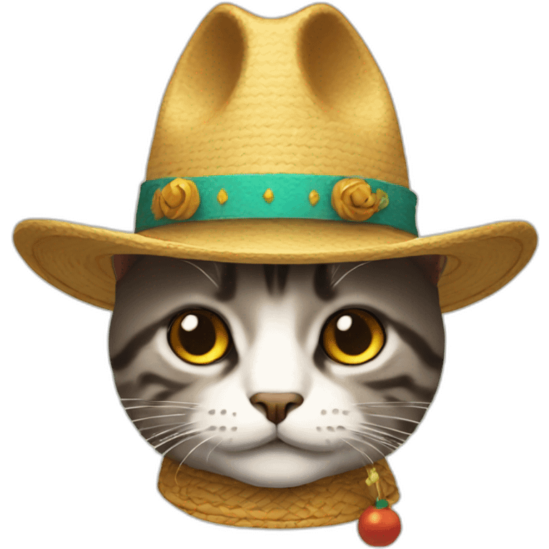 GATO CON SOMBRERO emoji