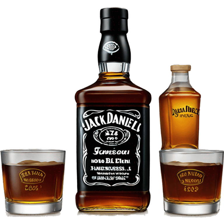 Jack Daniel whiskey emoji