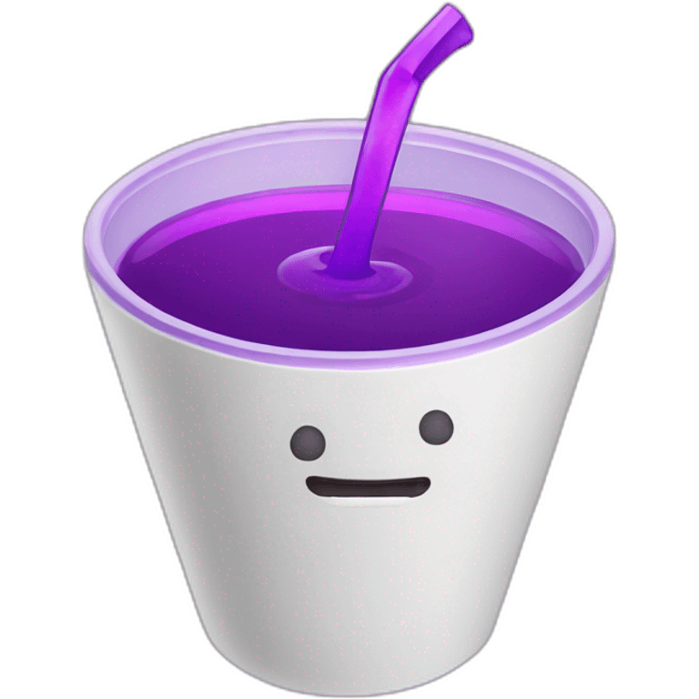 Cup with a purple juice emoji