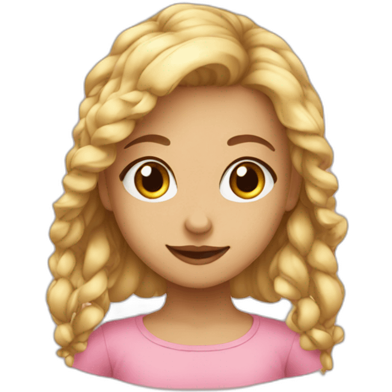 Cute girl emoji