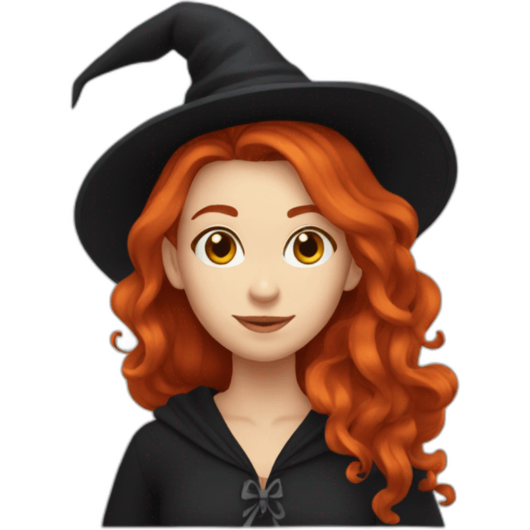 Redhead witch emoji