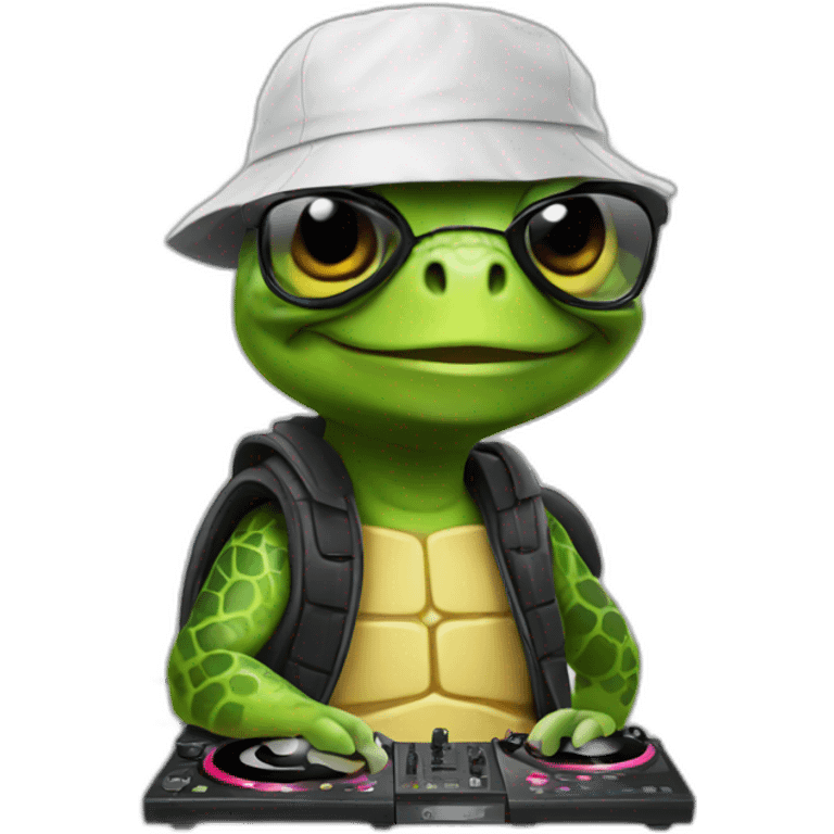 Dj turtle emoji