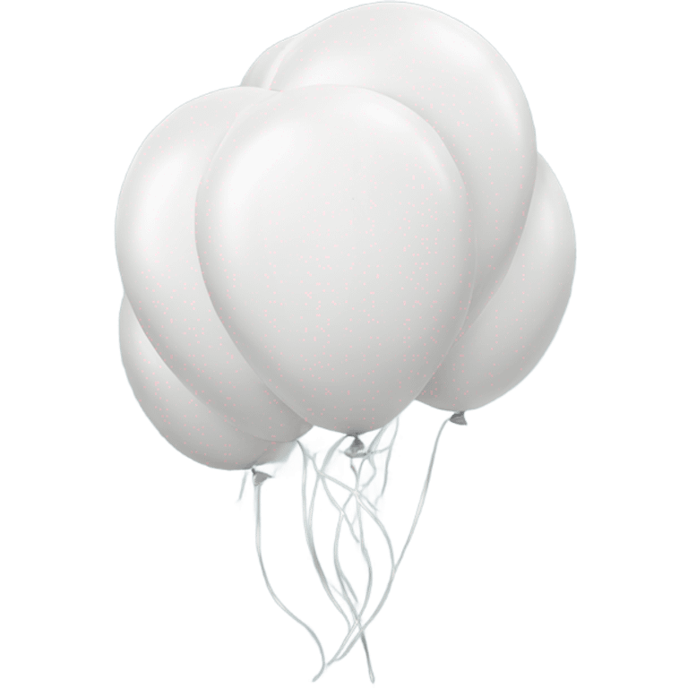 White balloons emoji