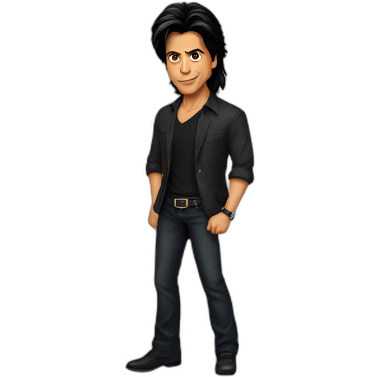 shahrukh khan in long hairs emoji