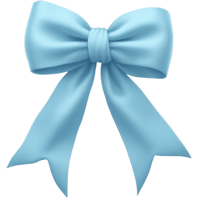 Baby blue bow emoji