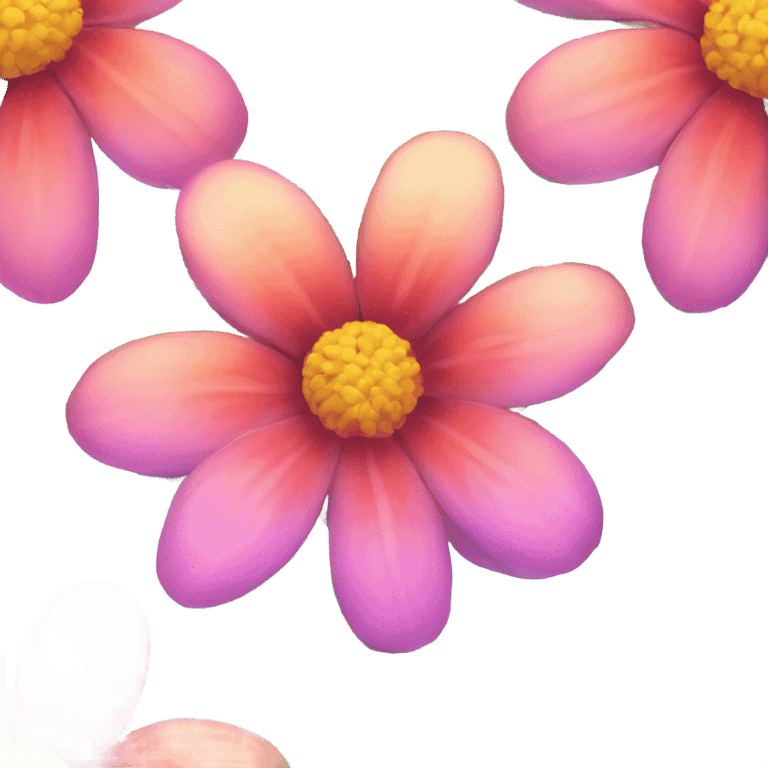 Summer flower beach colorful emoji