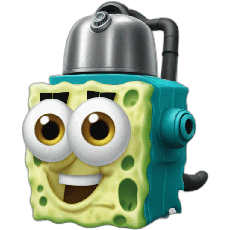 SpongeBob’s square pants vacuum emoji