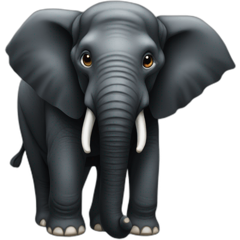 black elephant emoji